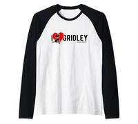 I Love Gridley The Aussiedoodle - Design a Forma di Cuore a Forma di Cane Maglia con Maniche Raglan