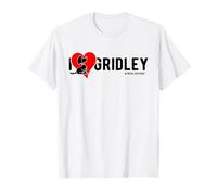 I Love Gridley The Aussiedoodle - Design a Forma di Cuore a Forma di Cane Maglietta