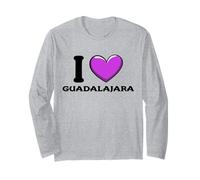 I Love Guadalajara Messico Maglia a Manica