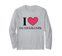 I Love Guadalajara Messico Vacanze Maglia a Manica