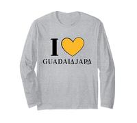 I Love Guadalajara Messico Vacanze Maglia a Manica