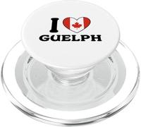 I Love Guelph Canada Bandiera Cuore PopSockets PopGrip per MagSafe