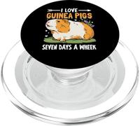 I Love Guinea Pigs Seven Days a Wheek Guinea Pigs Lover PopSockets PopGrip per MagSafe