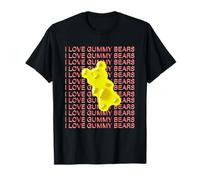 I Love Gummy Bears - Orsetto gommoso divertente Maglietta