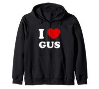 I Love Gus I Heart Gus Divertente Gus Felpa con Cappuccio