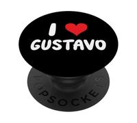 I Love Gustavo - Cuore PopSockets PopGrip Adesivo