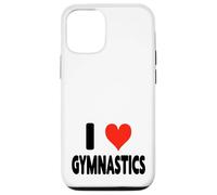 I Love Gymnastics - Barra di bilanciamento con barra irregolare a forma di cuore Custodia per iPhone 12/12 Pro