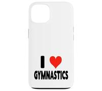 I Love Gymnastics - Barra di bilanciamento con barra irregolare a forma di cuore Custodia per iPhone 13