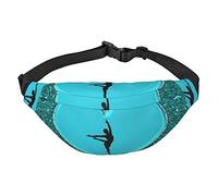 I Love Gymnastics Travel Running Large Crossbody Bag Waist Fashion Cute Waistpack Outdoor Sports Waistpack, Amo Ginnastica, Taglia unica