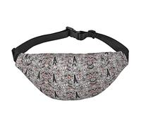 I Love Gymnastics Travel Running Large Crossbody Bag Waist Fashion Cute Waistpack Outdoor Sports Waistpack, Furetti modello di moda francese, Taglia unica