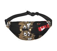 I Love Gymnastics Travel Running Large Crossbody Bag Waist Fashion Cute Waistpack Outdoor Sports Waistpack, Castoro, Taglia unica