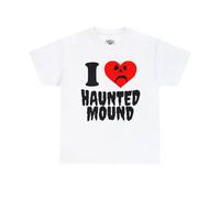 I Love Haunted Mound Tee Shirt Sematary T Shirt White M