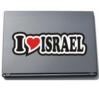 I Love Heart Adesivo Laptop Skin 210 mm i Love Israel