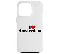 I LOVE HEART AMSTERDAM PAESI BASSI OLANDA Custodia per iPhone 13 Pro