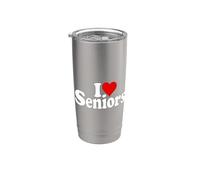 I Love Heart, Anziani, 4 ° e ultimo anno Bicchiere termico in acciaio inox doppia parete