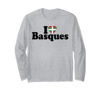 I Love Heart Basque Paese Basco Maglia a Manica