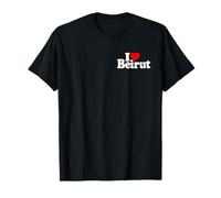 I LOVE HEART BEIRUT LIBANO Maglietta