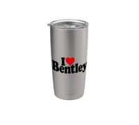 I LOVE HEART BENTLEY NOME SU UN TEE Bicchiere termico in acciaio inox doppia parete