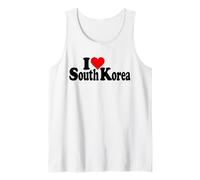 I Love Heart Corea del Sud Corea Cultura Coreana Canotta