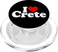I LOVE HEART CRETA ISOLE GRECHE MEDITERANNEO GRECIA PopSockets PopGrip per MagSafe