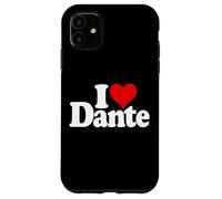 I LOVE HEART DANTE NOME SU UNA TEE Custodia per iPhone 11