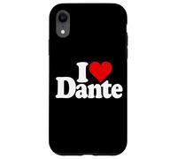 I LOVE HEART DANTE NOME SU UNA TEE Custodia per iPhone XR
