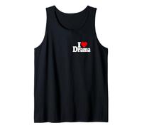 I Love Heart Drama Drama Queen Tee Canotta