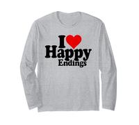 I Love Heart Happy ENDINGS Massaggio Maglia a Manica