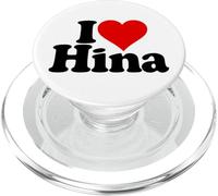 I LOVE HEART HINA NOME SU UN TEE PopSockets PopGrip per MagSafe