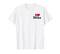 I LOVE HEART IBIZA SPAGNA ISOLE BALEARI Maglietta