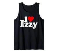 I Love Heart Izzy Isabel Nome su Un Tee Canotta