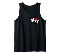 I Love Heart Izzy Isabel Nome su Un Tee Canotta
