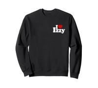 I Love Heart Izzy Isabel Nome su Un Tee Felpa
