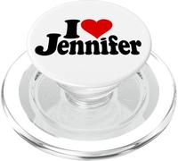 I LOVE HEART JENNIFER JEN JENNY NOME SU UN TEE PopSockets PopGrip per MagSafe