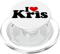 I LOVE HEART KRIS KRISTEN KRISTY NOME SU UN TEE PopSockets PopGrip per MagSafe