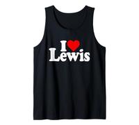 I Love Heart Lewis Nome su Un Tee Canotta