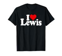I Love Heart Lewis Nome su Un Tee Maglietta