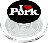 I LOVE HEART MAIALE MAIALE CARNE PANCETTA PROSCIUTTO PopSockets PopGrip per MagSafe