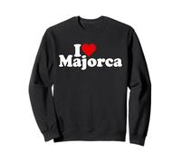 I LOVE HEART MAJORCA MAJORCA MAIORCA SPAGNA ISOLE BALEARI Felpa