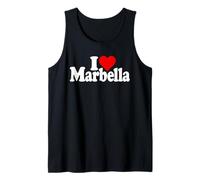 I Love Heart Marbella Spagna Andalusia Costa del sol Canotta