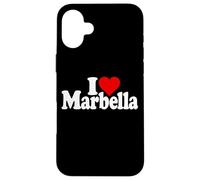 I LOVE HEART MARBELLA SPAGNA ANDALUSIA COSTA DEL SOL Custodia per iPhone 16 Plus