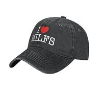 I Love Heart Milfs Cappello Unisex Cappello Moda Regolabile Cappello Casual Cappello Camion Cappello papà