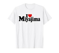 I LOVE HEART MIYAJIMA ITSUKUSHIMA GIAPPONE Maglietta