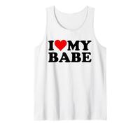 I Love Heart My Babe Bae Ragazzo Ragazzo Canotta