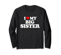 I Love Heart My Big Sister - Little Sister Maglia a Manica