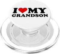 I LOVE HEART MY GRANDSON NONDAUGHTER PopSockets PopGrip per MagSafe