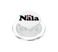 I LOVE HEART NALA NOME SU UN TEE PopSockets PopGrip per MagSafe