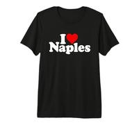 I Love Heart Napoli Napoli Italia Maglietta Premium