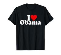I Love Heart Obama Presidente Barack Maglietta