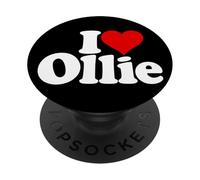 I LOVE HEART OLLIE OLIVER NOME SU UN TEE PopSockets PopGrip Adesivo